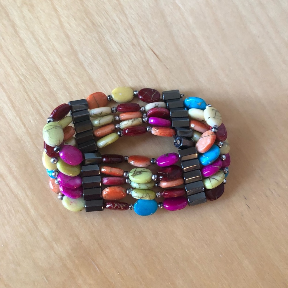 Magnetic colorful bracelet